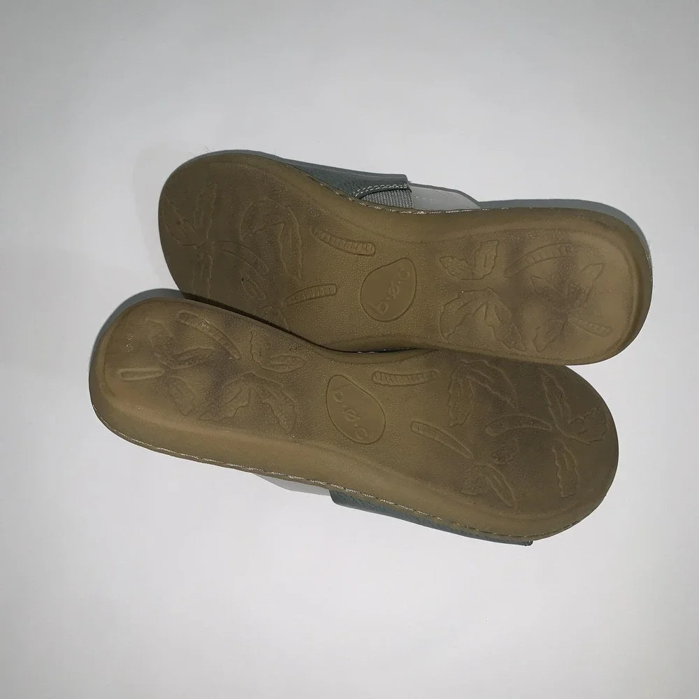 B.o.c Sandals Womens Size 7 Green Synthetic Slide Comfort Shoes BC0014554